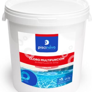 CLORO EN PASTILLAS 3 EFECTOS PISCINOVA 25KG